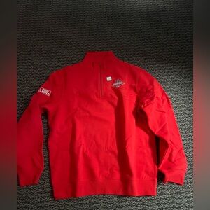 Chiefs Super Bowl Sport-Tek Men's Red Zip-Up Sweater